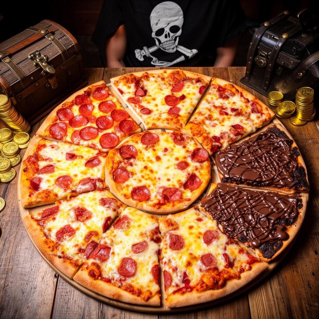 Rodízio de pizzas Baú do Tesouro